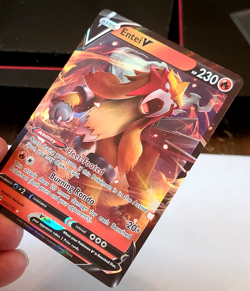 Pokemon TCG: Entei V Brilliant Stars #022/172 Full Art MINT - Image 2