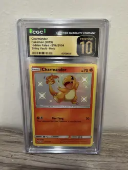Pokemon Charmander SV6/SV94 CGC Pristine 10! Freshly Graded! - Image 1