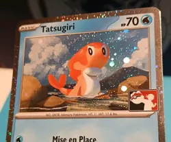 Tatsugiri 062/198 Holo Prize Pack Series Pokemon Play! Stamp Mint Condition - Image 1