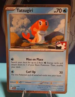 Tatsugiri 062/198 Holo Prize Pack Series Pokemon Play! Stamp Mint Condition - Image 3