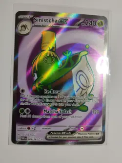 Sinistcha ex 189/167 Full Art UR Pokemon Twilight Masquerade NM - Image 1