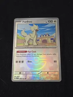 Furfrou (Poke Ball Pattern) 088/131 Sv: Prismatic Evolutions Holo Pokemon TCG NM - Image 1