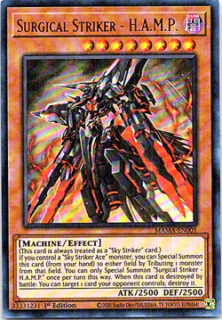 Surgical Striker - H.AM.P. MAMA-EN001 YU-Gi-Oh! Near Mint 1st Edition - Image 1