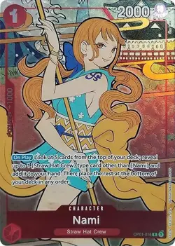 One Piece TCG 1st Anniversary Set - Nami OP01-016 (Foil) - Image 1