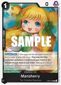 Mansherry - OP05-088 - Awakening of the New Era - One Piece Card Game - Image 1