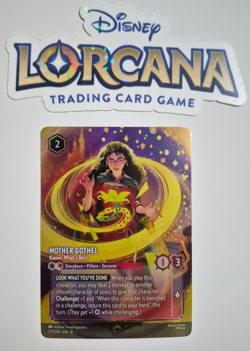 Disney Lorcana Reign of Jafar Enchanted Mother Gothel Knows What's Best Rare - Image 1