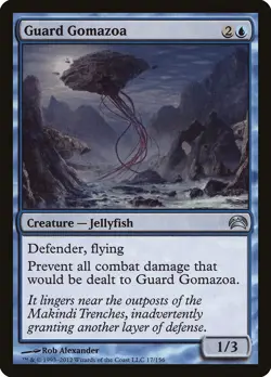Guard Gomazoa Planechase 2012 NM Blue Uncommon MAGIC GATHERING CARD ABUGames - Image 1