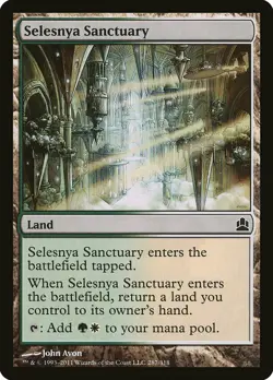 Selesnya Sanctuary Commander NM Land Common MAGIC THE GATHERING CARD ABUGames - Image 1