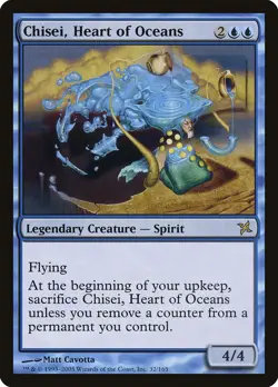 Chisei, Heart of Oceans Betrayers of Kamigawa NM Blue Rare MAGIC CARD ABUGames - Image 1