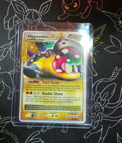 Hippowdon LV.X 2009 Rising Rivals 107/111 Holo SWIRL Pokemon Card - Image 1