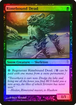 Rimebound Dead FOIL Coldsnap PLD Black Common MAGIC GATHERING CARD ABUGames - Image 1