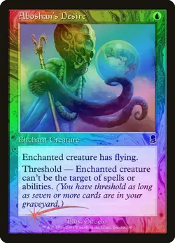 Aboshan's Desire FOIL Odyssey PLD Blue Common MAGIC GATHERING CARD ABUGames - Image 1