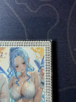 Goddess White Bikini Vivi Premium Metal Card Waifu Doujin One Piece Character - Image 3