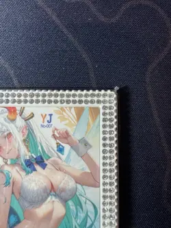 Goddess White Bikini Yamato Premium Metal Card Waifu Doujin One Piece Character - Image 3