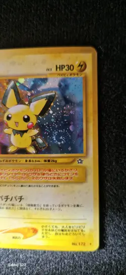 🔥Pichu No.172🔥 Rare Holo Pokemon Card LP Vintage - Image 2