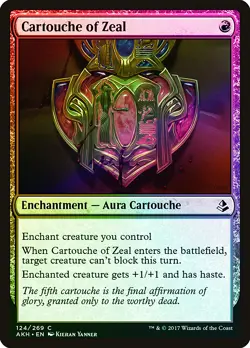 Cartouche of Zeal FOIL Amonkhet PLD Red Common MAGIC GATHERING CARD ABUGames - Image 1