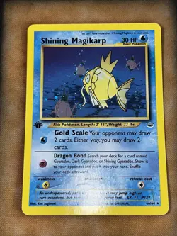 Pokemon Shining Magikarp Neo Revelation 1st Edition Secret Rare Holo #66 /64 - Image 1