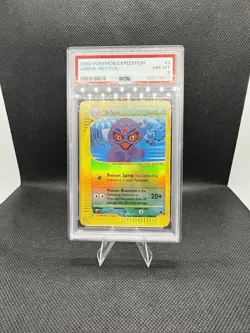 Pokemon TCG Arbok Reverse Holo Rare Card 35/165 Expedition Base Set PSA 8 - Image 1