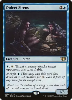 Dulcet Sirens Commander 2014 MINT Blue Rare MAGIC THE GATHERING CARD ABUGames - Image 1