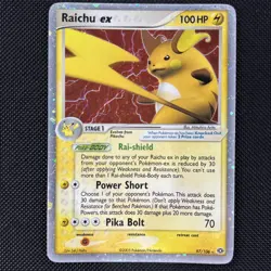 Raichu EX 97/106 - Pokemon Card TCG Emerald Holo MP - Image 1