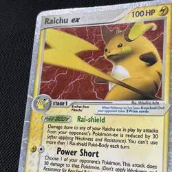Raichu EX 97/106 - Pokemon Card TCG Emerald Holo MP - Image 2