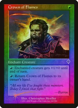Crown of Flames FOIL Invasion PLD Red Common MAGIC GATHERING CARD ABUGames - Image 1