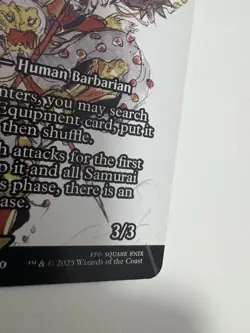 Gilgamesh Weapon Collector Borderless Showcase MTG Magic Card DMG Damaged FCA - Image 2