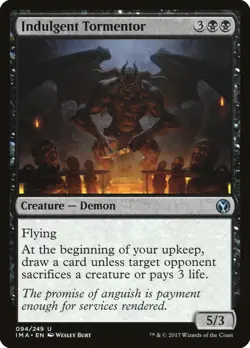 Indulgent Tormentor Iconic Masters NM Black Uncommon MAGIC MTG CARD ABUGames - Image 1