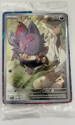N’s Zorua SVP189 Sealed Promo Pokemon Card 189/SV-P - Image 1