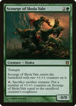 Scourge of Skola Vale Born of the Gods NM Green Rare MAGIC MTG CARD ABUGames - Image 1