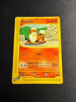 Growlithe - 62/144 - Skyridge - ENG english Pokemon card - Image 1