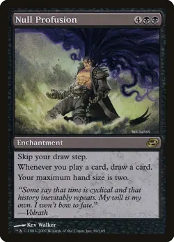 Null Profusion Planar Chaos NM Black Rare MAGIC THE GATHERING CARD ABUGames - Image 1