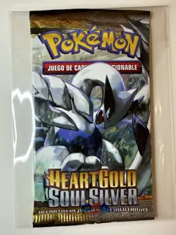 Pokemon HeartGold SoulSilver Booster Pack English Lugia Art Sealed - Image 1