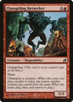 Changeling Berserker Lorwyn NM Red Uncommon MAGIC THE GATHERING CARD ABUGames - Image 1