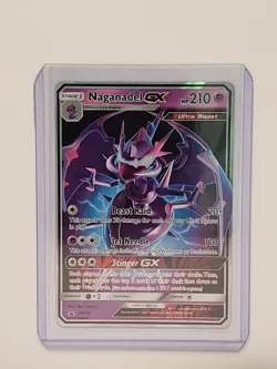 Naganadel GX SM125 Black Star Promo Holo Sun & Moon S&M Pokemon TCG Card NM - Image 5