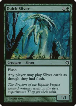 Quick Sliver FOIL Premium Deck Series: Slivers HEAVILY PLD Common CARD ABUGames - Image 1