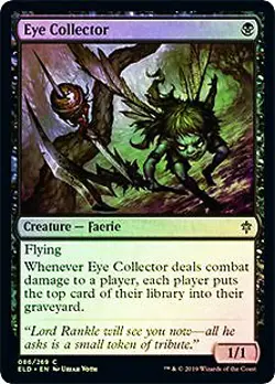 Eye Collector FOIL Throne of Eldraine MINT Black Common MAGIC MTG CARD ABUGames - Image 1
