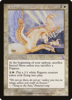 Sacred Mesa Time Spiral - Timeshifted HEAVILY PLD White Special CARD ABUGames - Image 1