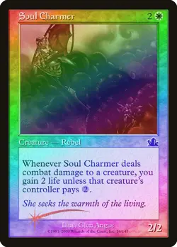 Soul Charmer FOIL Prophecy PLD White Common MAGIC THE GATHERING CARD ABUGames - Image 1