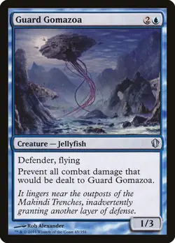 Guard Gomazoa Commander 2013 NM Blue Uncommon MAGIC GATHERING CARD ABUGames - Image 1