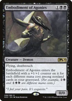Embodiment of Agonies FOIL Core Set 2020 / M20 MINT Black Rare MTG CARD ABUGames - Image 1