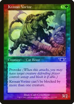 Krosan Vorine FOIL Legions PLD Green Common MAGIC THE GATHERING CARD ABUGames - Image 1