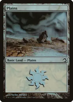 Plains (FOIL) FOIL Premium Deck Series: Slivers NM Basic Land MTG CARD ABUGames - Image 1