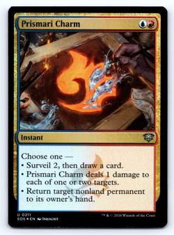 Prismari Charm FOIL - Secrets of Strixhaven - MTG - Image 1