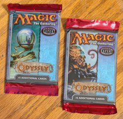 MTG - 2x Odyssey Booster Pack - Magic the Gathering Factory Sealed 2001 - Image 1