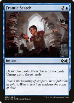 Frantic Search Ultimate Masters NM Blue Common MAGIC GATHERING CARD ABUGames - Image 1
