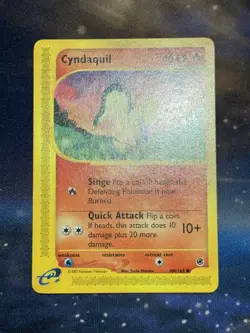 Cyndaquil 104/165 Expedition 2002 Pokemon E Reader Vintage WOTC Pokemon NM MINT - Image 5