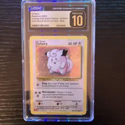 2023 Pokemon Clefairy #013/034 Pristine 10 CGC English Charizard & Ho-Oh ex Holo - Image 1