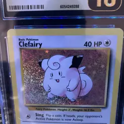 2023 Pokemon Clefairy #013/034 Pristine 10 CGC English Charizard & Ho-Oh ex Holo - Image 5