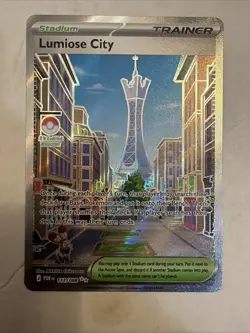 Pokemon TCG Lumiose City Trainer-Stadium Full Art Rare Holo 111/088 English 2026 - Image 1